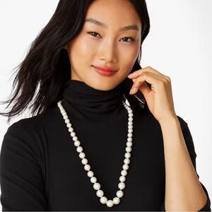 NWT ♠️ Kate Spade Pearl Graduated Strand Necklace